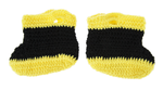 Load image into Gallery viewer, Firefighter Crochet Baby Bootie
