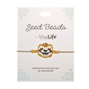 Sloth Beed Sead adjustable bracelet