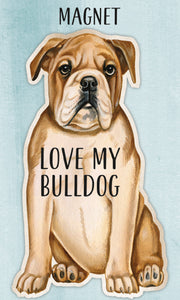 Bulldog Memo Holder / Magnet