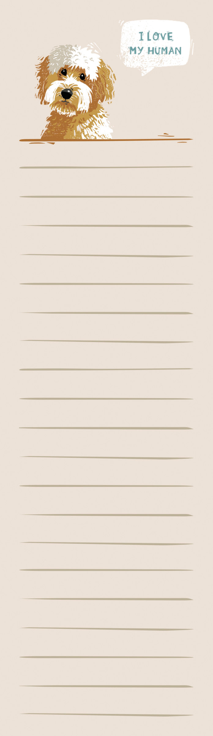 Golden Doodle Notepad