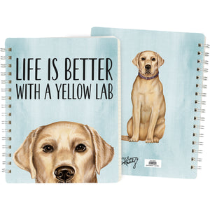 Yellow Lab Notebook