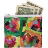 Load image into Gallery viewer, Watercolor Hearts Zipper Wallet
