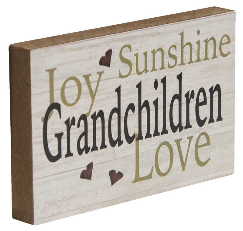 Grandchildren love blocks