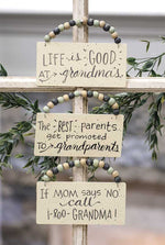 Load image into Gallery viewer, Grandma Sayings Wood Bead ornament Hanger
