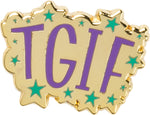 Load image into Gallery viewer, TGIF Grandma Enamel Pin
