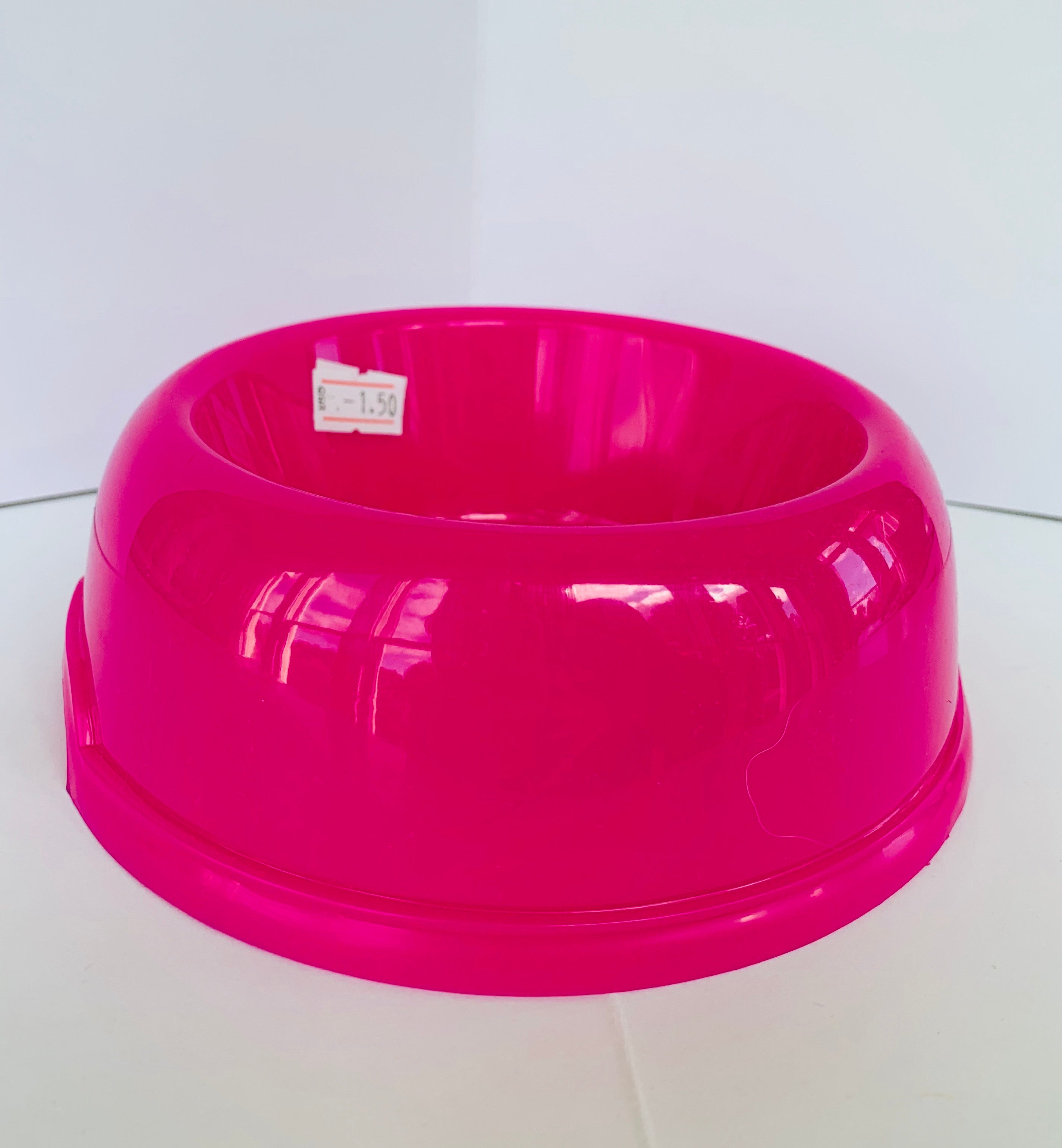 Hot Pink Dog Bowl