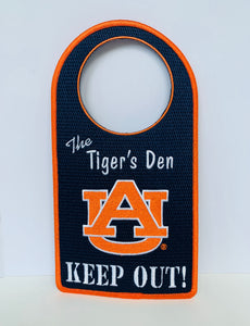 Auburn Door Hanger - material