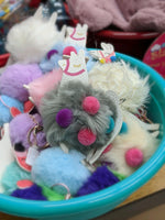 Load image into Gallery viewer, Llama Pom Pom Keychain
