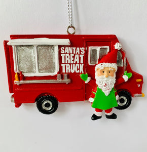 Santa's Treat Truck Ornament