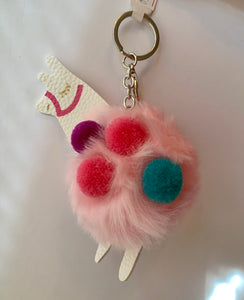 Llama Pom Pom Keychain