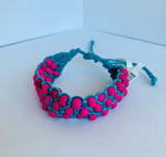 Load image into Gallery viewer, Woven Wood Bead Bracelet

