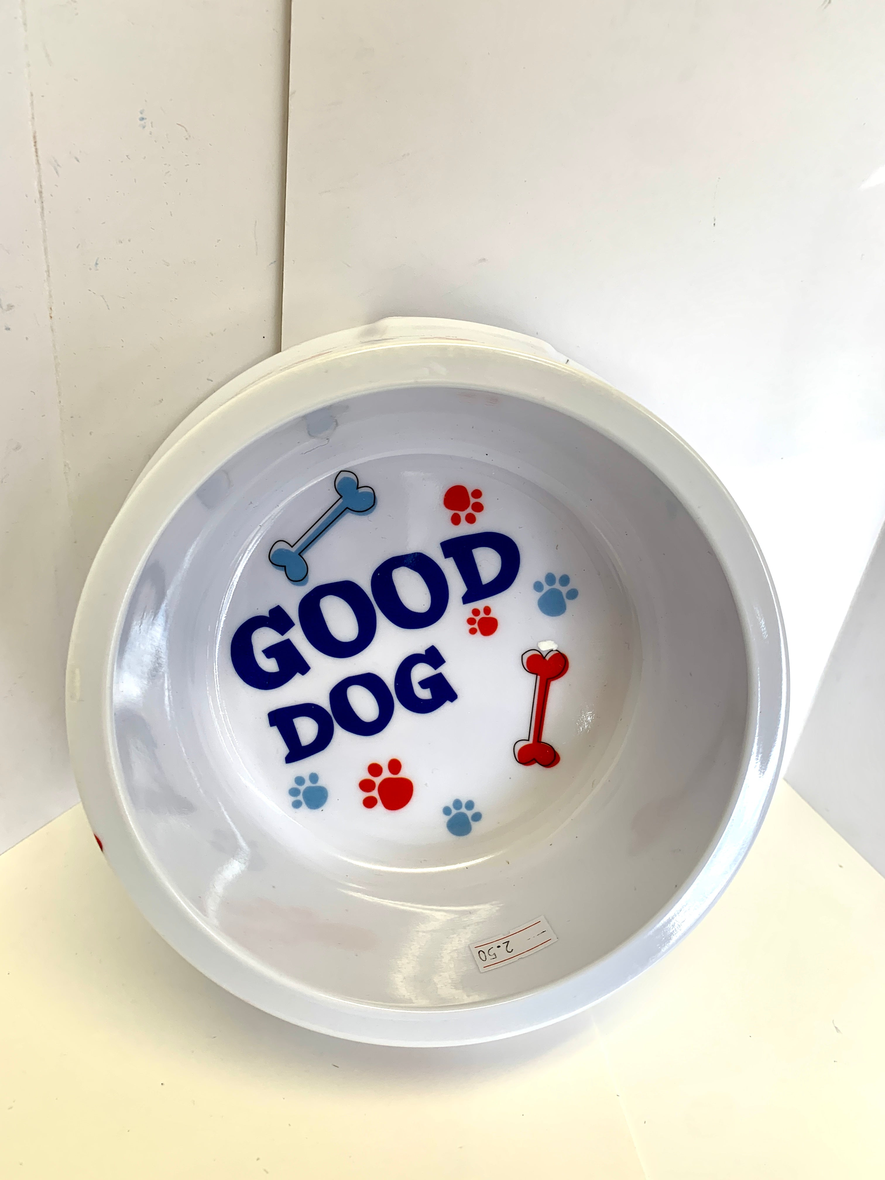 Paw Print Dog Bowl