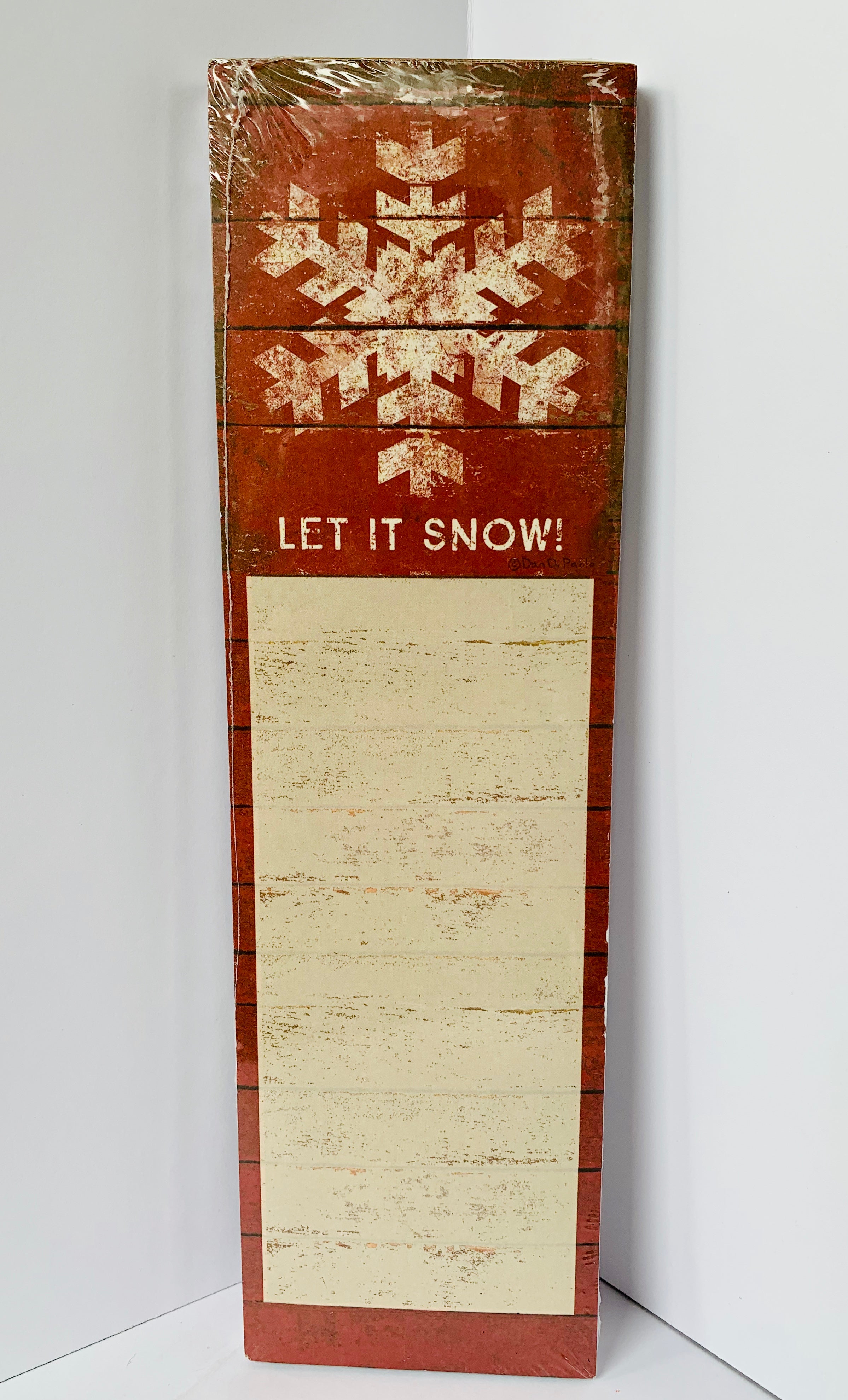 Let It Snow notepad