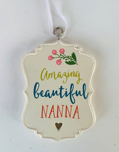 Amazing Nana Ornament