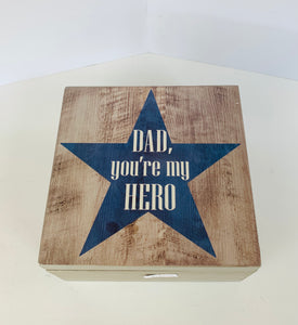 Dad Hero Covered Box