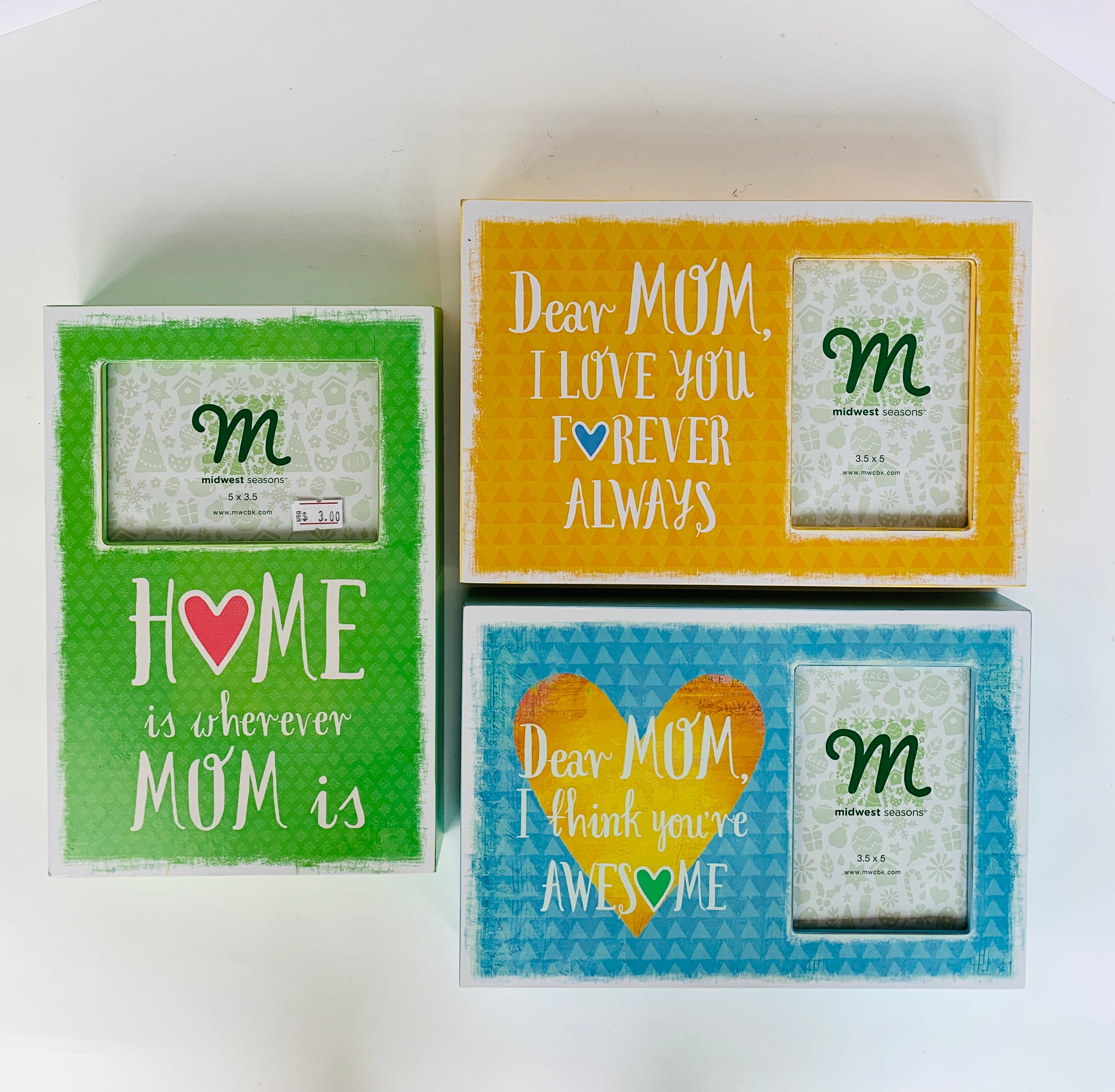 Mom Wood Block Frame