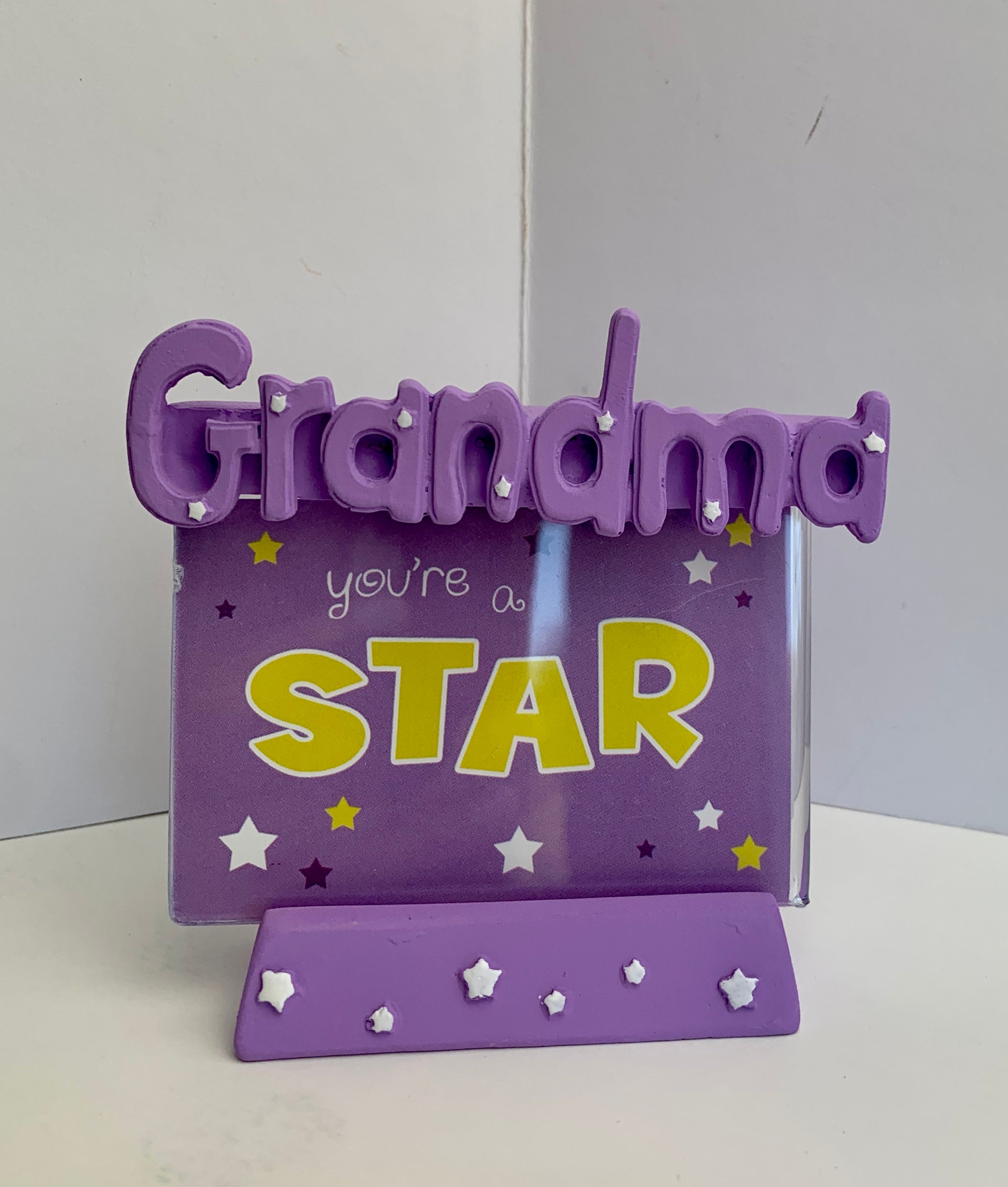 Grandma You're a Star Message Plaque