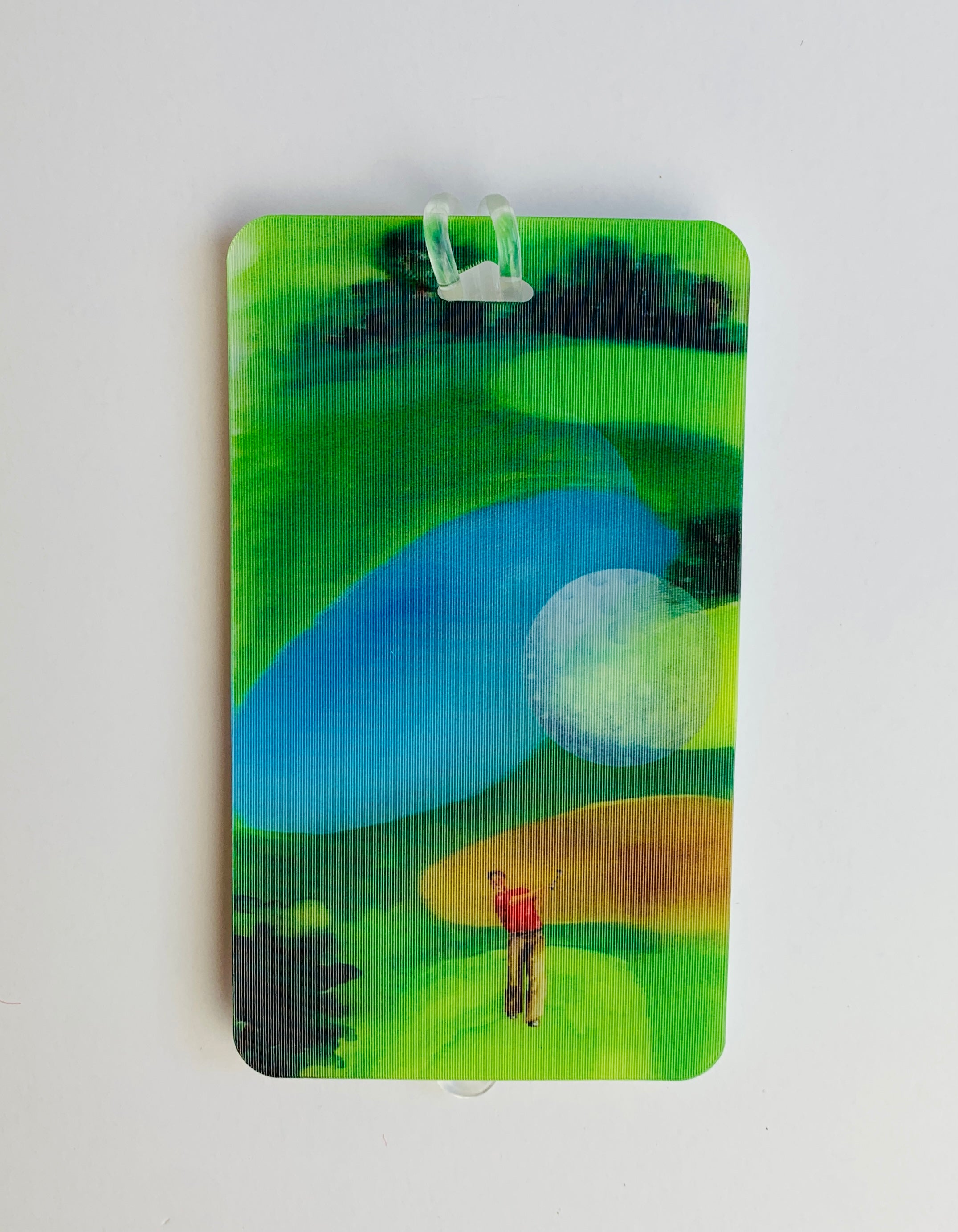 Luggage Tag - Golf Hologram