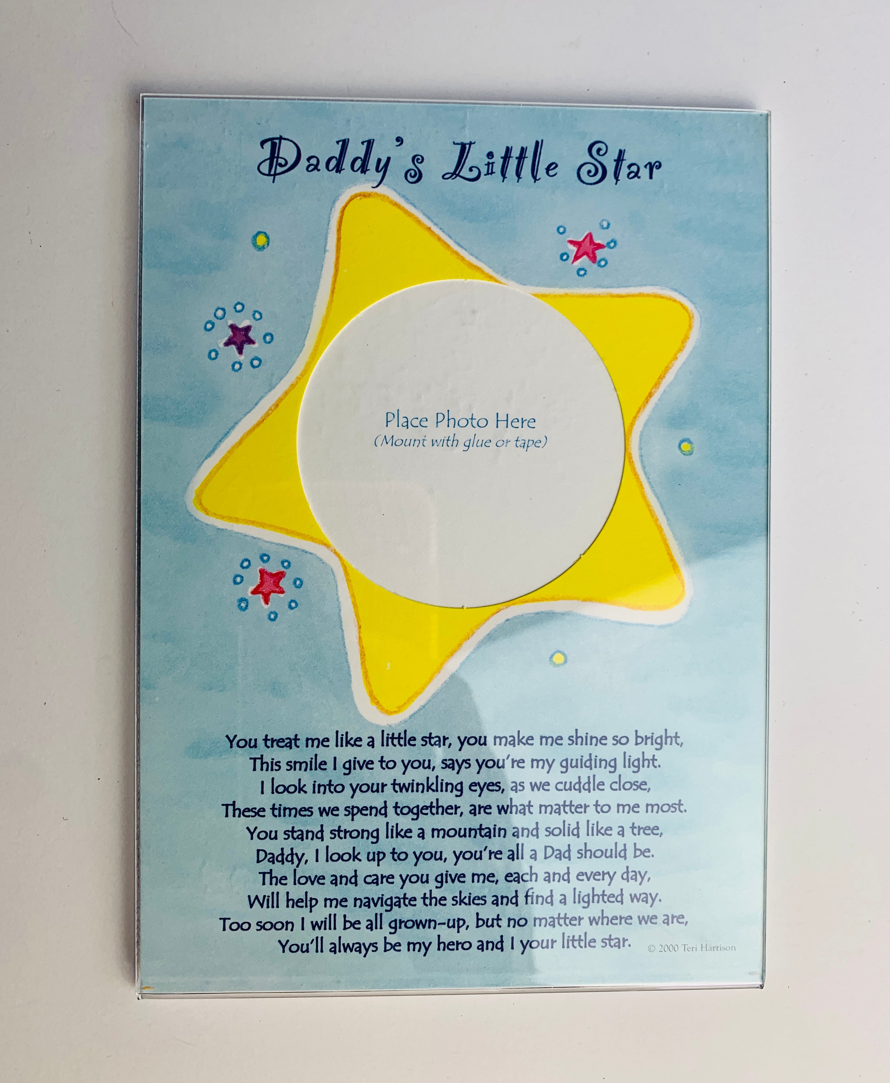 Daddy's Little Star Acrylic Frame