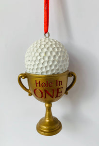 Hole In One Golf Ornament