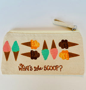 Ice Cream Zipper Bag