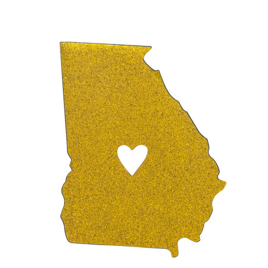 Georgia Gold Car Magnet