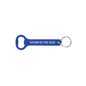 Father of the Year Bottle Opener Keychain