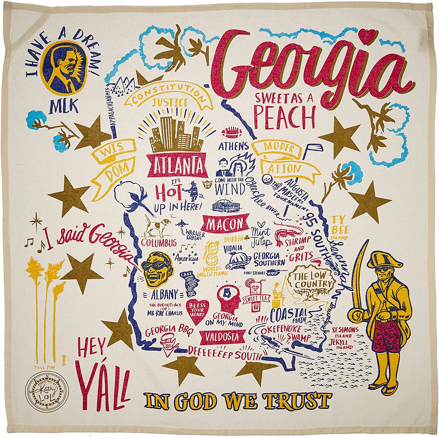 Georgia Dish Towel